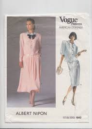 Straight Or Flared Skirt In 2 Lengths And Top Uncut 80s