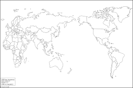 Monde Centre Pacifique Carte Muette Fond De Carte Littoraux Etats Blanc Fond De Carte Carte Carte Du Monde