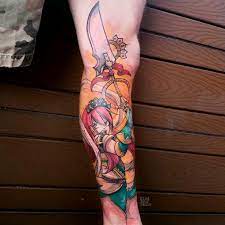 Erza Scarlet Tattoo | Fairy tail tattoo, World famous tattoo ink, Tattoos