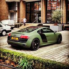 Army Matte Green Audi R8 Audi Audi R8 Matte Cars