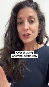 Part of my skincare routine #costofliving #italy #lifeinitaly #skincare  #chemicalpeel