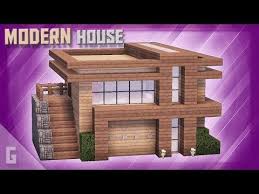 This is one of my favorite ones, i made this house like 8 months ago, the interior it's not too fancy but it works. Minecraft How To Build A Wooden Modern House 51 Youtube In 2021 Cool Minecraft Houses Modern House Minecraft Designs