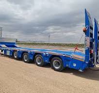 40 Ton Lowbed Trailer 4 axle - 4 assige tieflader