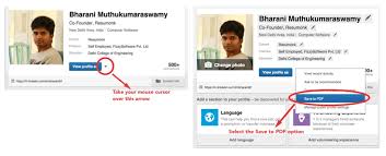 how to send resume on linkedin