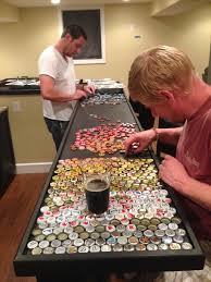 You can do this with a metal file (it'll take a while), or you can. Man Collects Bottle Caps For 5 Years To Redo His Kitchen And Here S The Result Bored Panda
