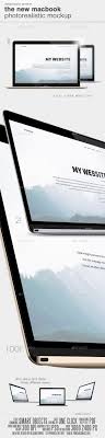 The New Macbook Photorealistic Mockup Photorealistic Mockups Mockup Photoshop Mockup