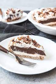 An Image Of A Slice Of Possum Pie On A White Plate With The Rest Of The Pie Behind It Possum Pie Delicious Pies Dessert Recipes