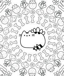 Pusheen is a female cartoon cat who is the subject of comic strips and sticker sets, pusheen cat was created by claire belton and andrew duff. Pusheen Coloring Pages Print Them Online For Free