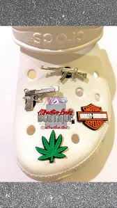 Crocs teamed up with puerto rican singer bad bunny to release the crocs classic clog bad bunny, now available on stockx. Excited To Share This Item From My Etsy Shop 420 Croc Charms Bike Club Croc Charms Crocs Charmed
