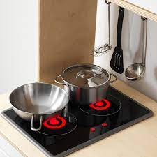 Mini cookware and utensils (made of durable materials and stainless steel). Duktig Multicolour 5 Piece Toy Kitchen Utensil Set Ikea