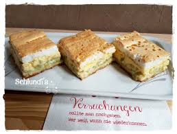 Rhabarberkuchen hat viele variationen, wie man ihn zubereitet, ist immer eine geschmacksfrage. Rhabarberkuchen Mit Baiser Schlundis