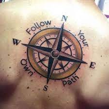 125 Best Compass Tattoos For Men Cool Design Ideas 2021 Simple Compass Tattoo Compass Tattoo Men Compass Tattoo Design