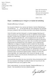 Lettres de motivation et fiche mtier pour candidature spontane, stage, lettre en rponse une publicit ou pour un travail. Exemple Lettre De Motivation Master Droit Public Template Exemple De Lettre