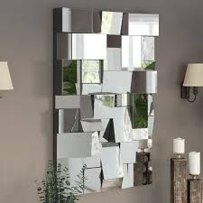 Pennsburg Rectangle Modern And Contemporary Beveled Accent Wall Mirror Mirror Wall Mirror Wall Decor Mirrored Bedroom Furniture