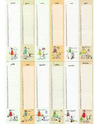 Calendrier 2021 à imprimer avec les vacances scolaires, les fêtes, les jours fériés, les phases de la lune, les quantièmes, les numéros de jour et les vous trouverez sur cette page des calendriers annuels 2021 à télécharger et imprimer gratuitement. Calendrier Anniversaires Poster Calendrier Perpetuel Filf