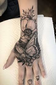 25 Awesome Hand Tattoo Designs In 2020 Hand Tattoos Butterfly Hand Tattoo Hand Tattoos For Women