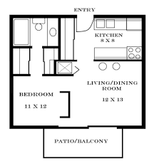 One bedroom house plans give you many options with minimal square footage. Image Result For Basement Plans 25 X 25 Small Apartment Floor Plans Studio Floor Plans Apartment Floor Plans