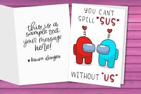 You're good at best friend things.. Among Us Valentine Cards Kids Will Love These Fun Game Inspired Cards