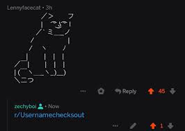 Lenny face cat : r/UsernameChecksOut