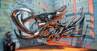 Portuguese Street Artist Creates Stunning 3d Graffiti That Seems To Float In The Air Bored Panda