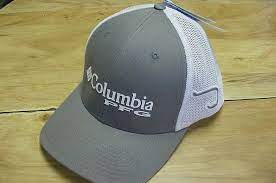 New Columbia Pfg Mesh Hat Cap Flex Fit Titanium Gray Hook L Xl Hot Mesh Hat Hats For Men Hats