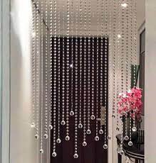 Good Fortune Sun Catcher Crystal Hanging Curtain 25 Pieces Etsy Beaded Door Curtains Crystal Curtains Curtain Decor