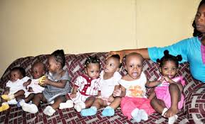 According to her husband tebogo tsotetsi, the babies were delivered by a caesarean section surgery at a hospital in pretoria. Strange Woman Delivers Seven Babies In 11 Months Pictures Family Nigeria