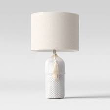 Large Assembled Ceramic Table Lamp Includes Led Light Bulb White Opalhouse In 2020 Ceramic Table Lamps Table Lamp White Ceramic Lamps
