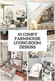 We have credited each photo and you can click them to learn more about each design and designer. 45 Comfy Farmhouse Living Room Designs To Steal Digsdigs