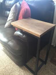 C Table Industrial C Table Sofa Table End Table Coffee Table Laptop Stand Industrial Furniture Couch Table Modern Table Sleek Look C Table Couch Table Table