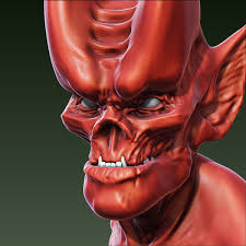 Free Demon Head 3d Model 3d Model Model Demon