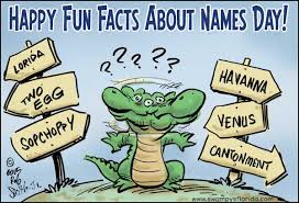 This was distributed via bbs (one of the forerunners to the internet). Fun Facts About Names Day