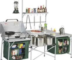 camping kitchen unit with sink tag
