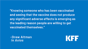 Others are taking appointments from select populations. Seeing Others Vaccinated May Be The Best Cure For Vaccine Hesitancy Kff