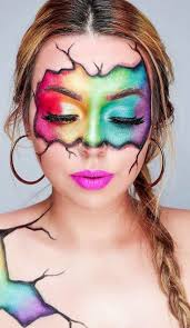Makeup Ideas Trends Daily Overnight Fashionactivation In 2020 Creative Eye Makeup Colorful Makeup Pride Makeup
