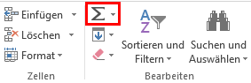 Mit der schaltfläche für die summe ermittelt excel selbständig den relevanten bereich. Excel Summe Einer Spalte Bilden Viele Zellen Addieren Tippscout De