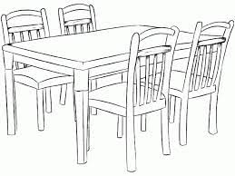The first table is a working kitchen island the second table is the dining table. Muebles Colorear Vintage Dining Table Coloring Pages Drawing Interior