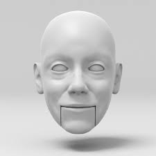 3D model of Joan Mitchell's head