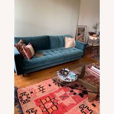 Browse furniture, home decor, cookware, dinnerware and more. Article Sven Sofa In Pacific Blue Velvet Aptdeco