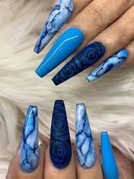 Prom is one event that girls want to look the best for, right from head to toe. Coffin Blue Coffin Cute Nails Ideas Novocom Top