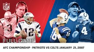 Stream every nfl game live on your mobile or pc. Tom Brady Vs Peyton Manning 2006 Afc Championship Patriots Vs Colts Nfl Full Game Youtube