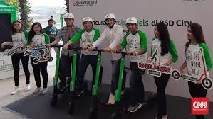 Saya, karena statusnya penyewa, harus membuat surat ini. Cara Sewa Skuter Listrik Grabwheels