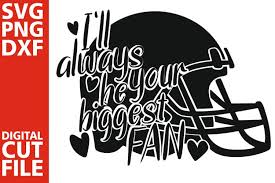 Download I Ll Always Be Your Biggest Fan Svg Cheer Mom Svg Football 355363 Cut Files Design Bundles