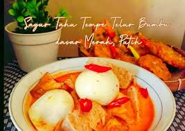 Cara membuat masakan tahu telur. Resep Sayur Tahu Tempe Telur Bumbu Dasar Merah Putih Legit Dan Nikmat