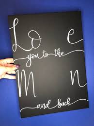 Love You To The Moon And Back Sign New Baby Gift Baby Hand Etsy Baby Handprint New Baby Gifts New Baby Products