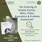 "An Evening of Estate Clarity:  Wills, POAS event image