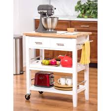 trinity 3 tier kitchen cart with drawers