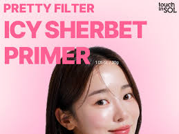 Amazon.com: TOUCH IN SOL Icy Sherbet Primer + juego de base correctora de  enrojecimiento