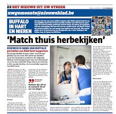 De mascotte van aa gent was in de amerika. Buffalo Forever Victoria Deluxe