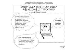 Eseguito presso dipartimento di farmacologia. Ppt Guida Alla Scrittura Della Relazione Di Tirocinio A Cura Di Matteo Corbucci Powerpoint Presentation Id 4020204